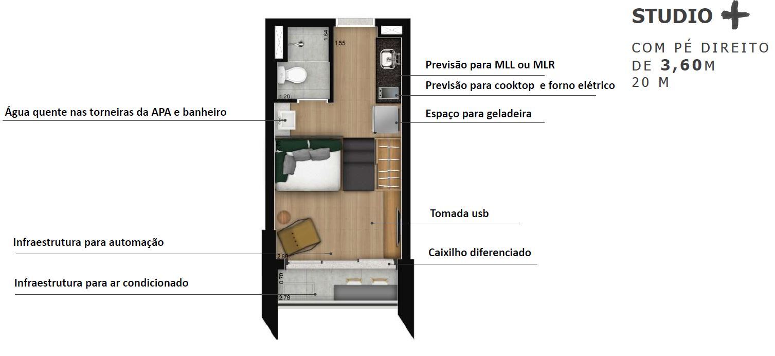 Apartamento, 2 quartos, 58 m² - Foto 1