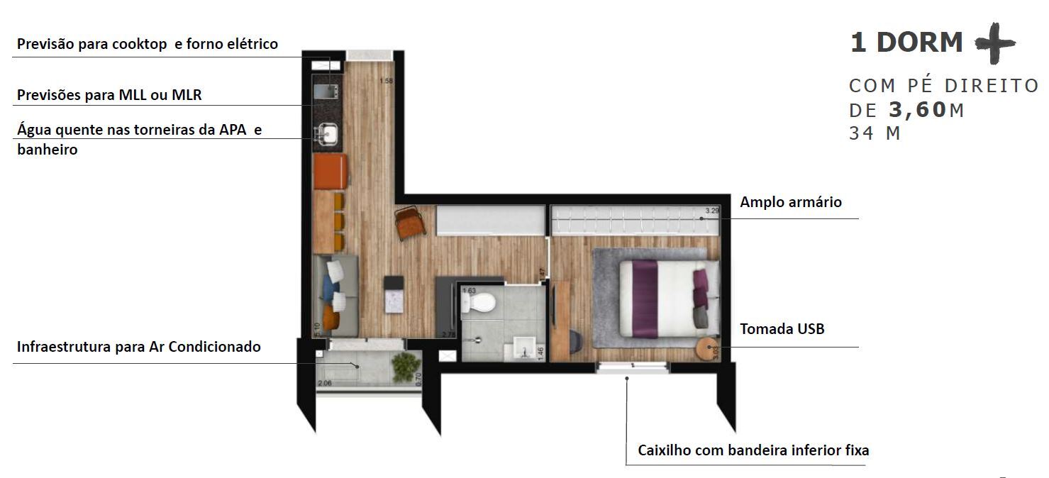 Apartamento, 2 quartos, 58 m² - Foto 5
