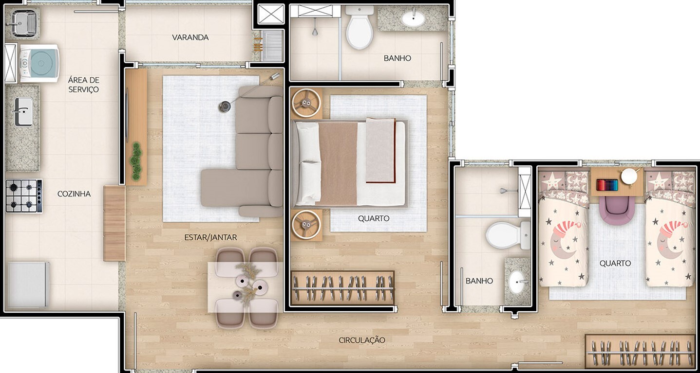 Residencial Porto Fazenda Real - MRV RS Residencial Porto Fazenda Real - MRV RS