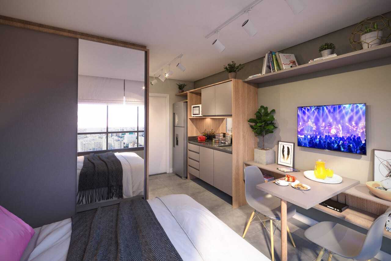 Residencial Multifamiliar de 1 quarto, 18m² no bairro Rebouças, em Curitiba | Eu Corretor