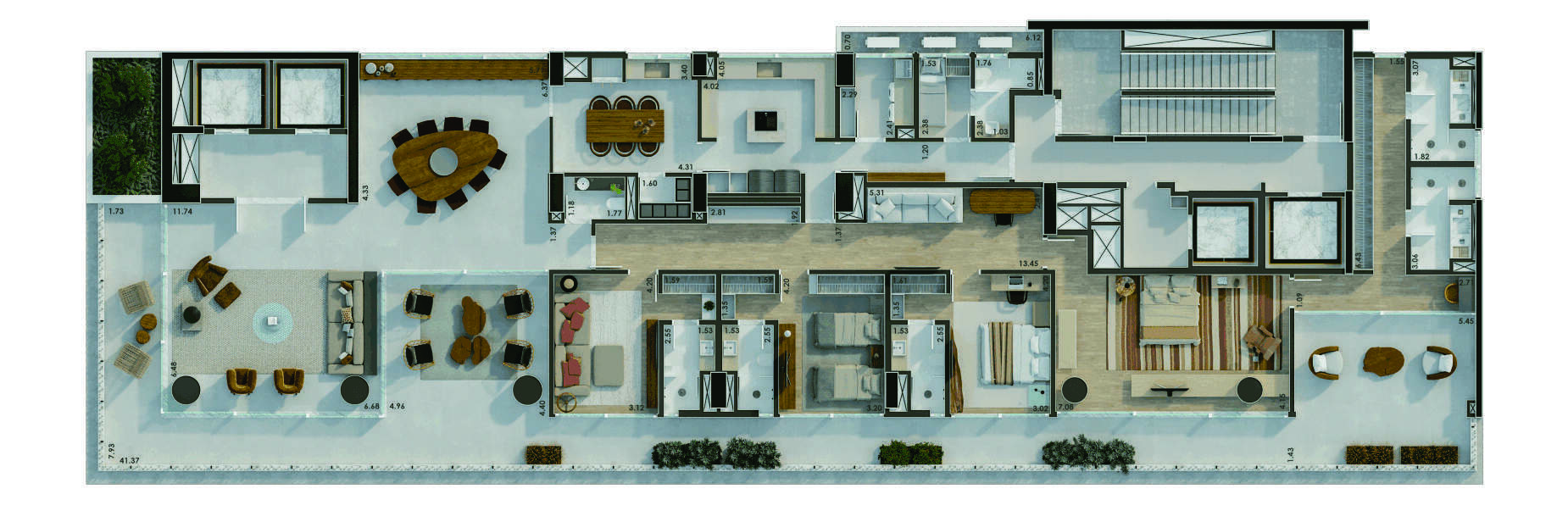 Planta 02 - 4 dorm 479 44m²