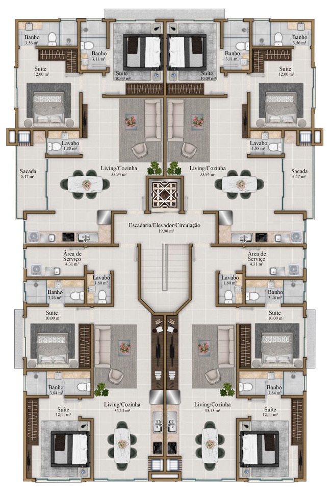 Marlim Branco - Schürmann Construtora Marlim Branco - Schürmann Construtora