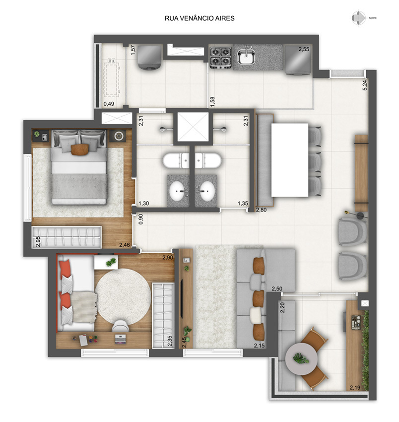 Modo Pompeia - Residencial Modo Pompeia - Residencial