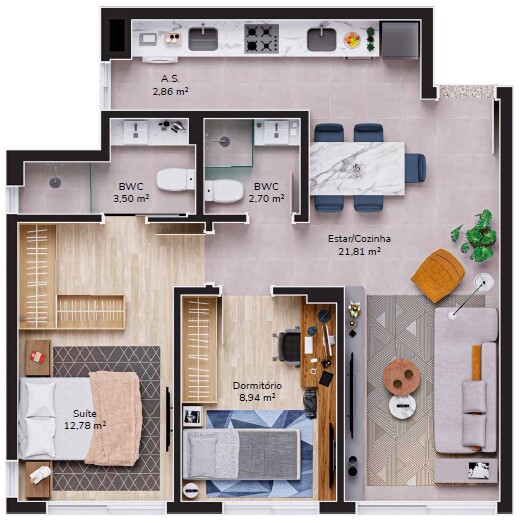 Home Cacupé - Lumis Construtora