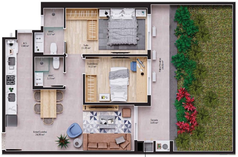 Home Cacupé - Lumis Construtora