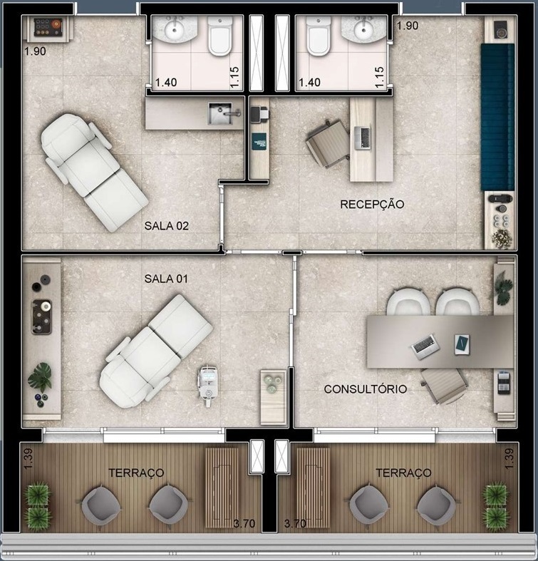 Ária Higienópolis - Comercial Ária Higienópolis - Comercial