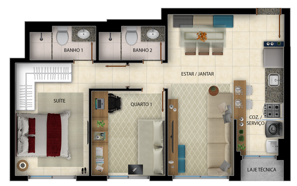 Duo Sky Garden - Partini