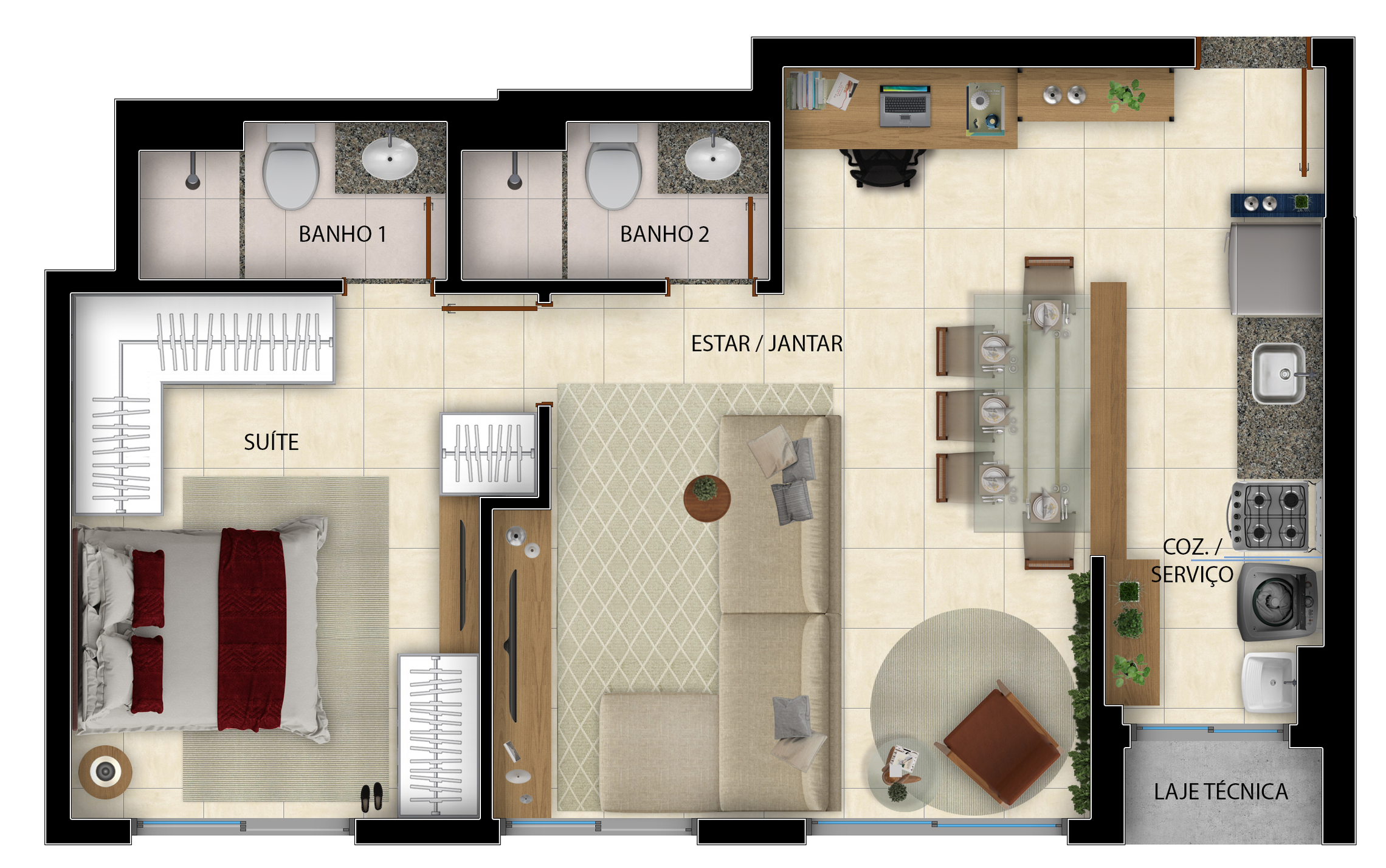 Duo Sky Garden - Partini