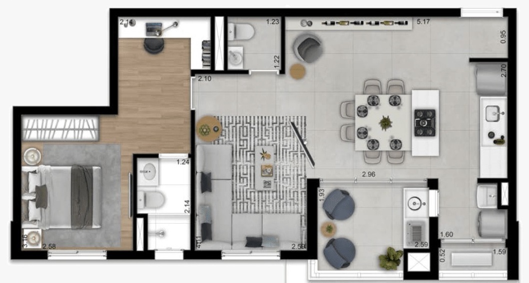 Apartamento, 3 quartos, 91 m² - Foto 9