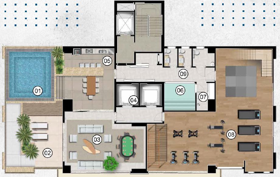 Skygarden Flamboyant - Palme