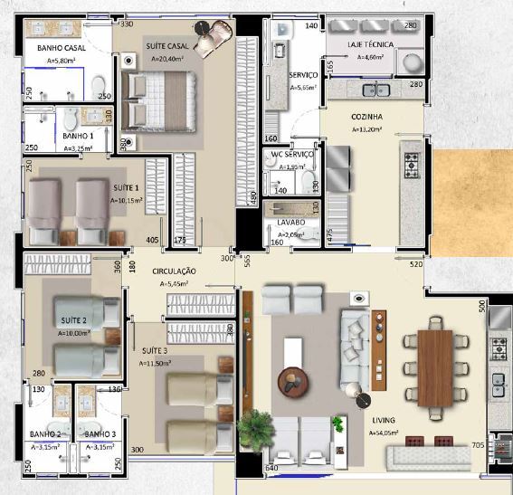 Skygarden Flamboyant - Palme