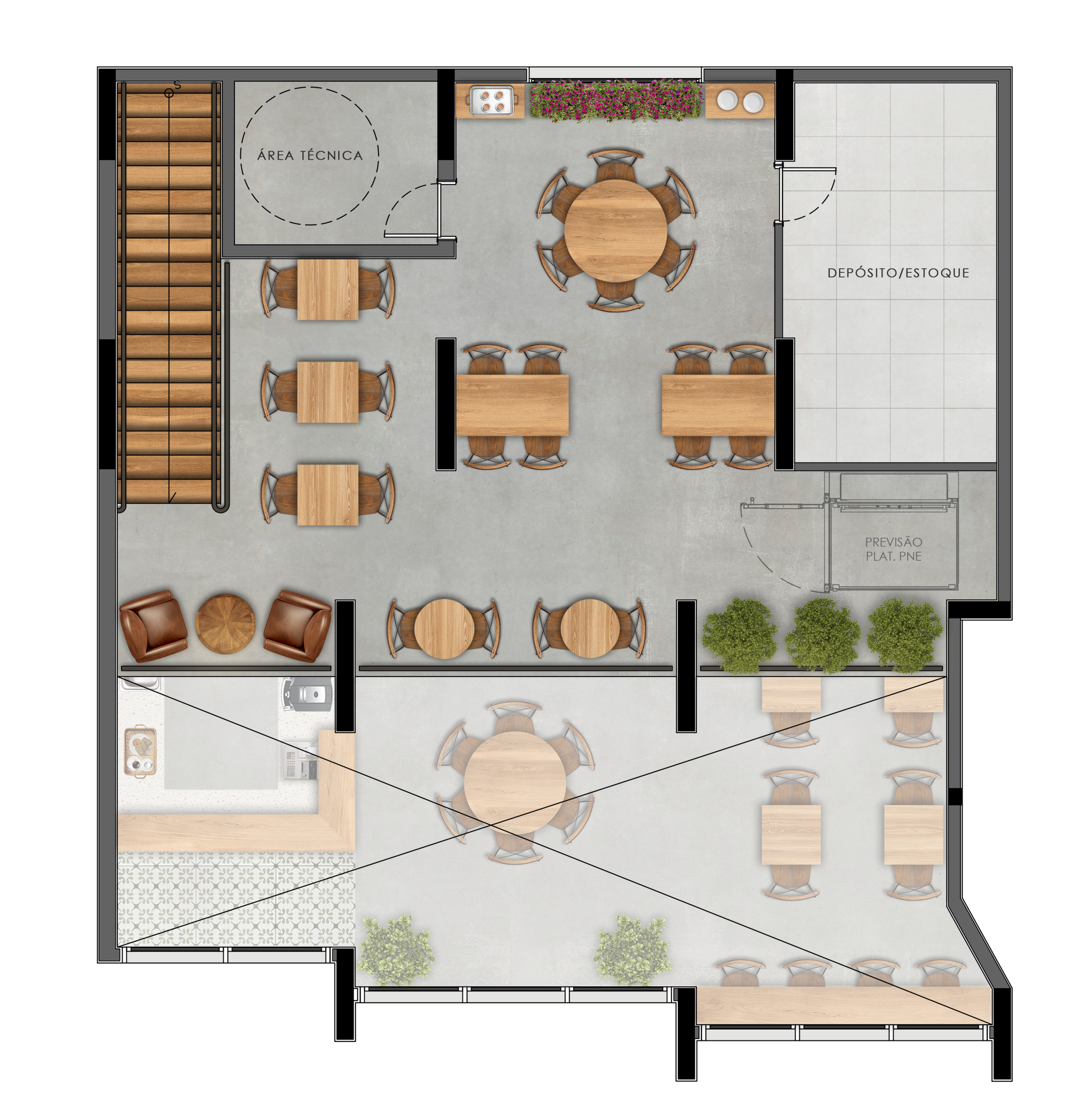 Planta 04 - 148m² - loja