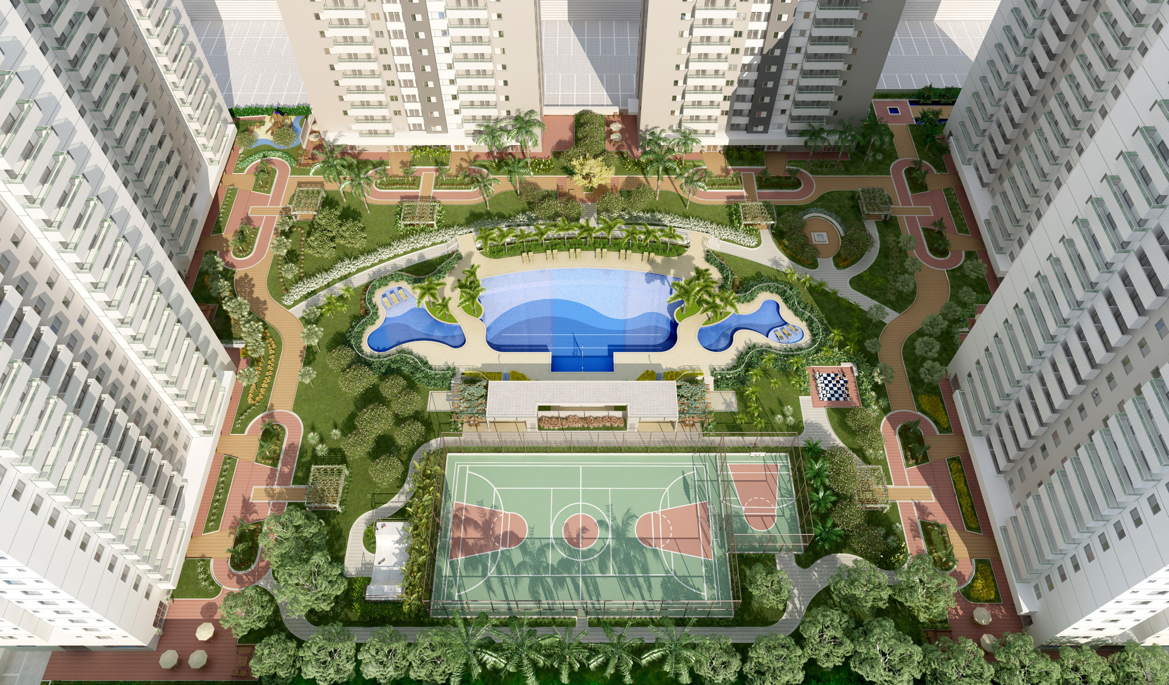 Residencial Multifamiliar de 2 quartos, 64m² no bairro Residencial Granville, em Goiânia | Eu Corretor