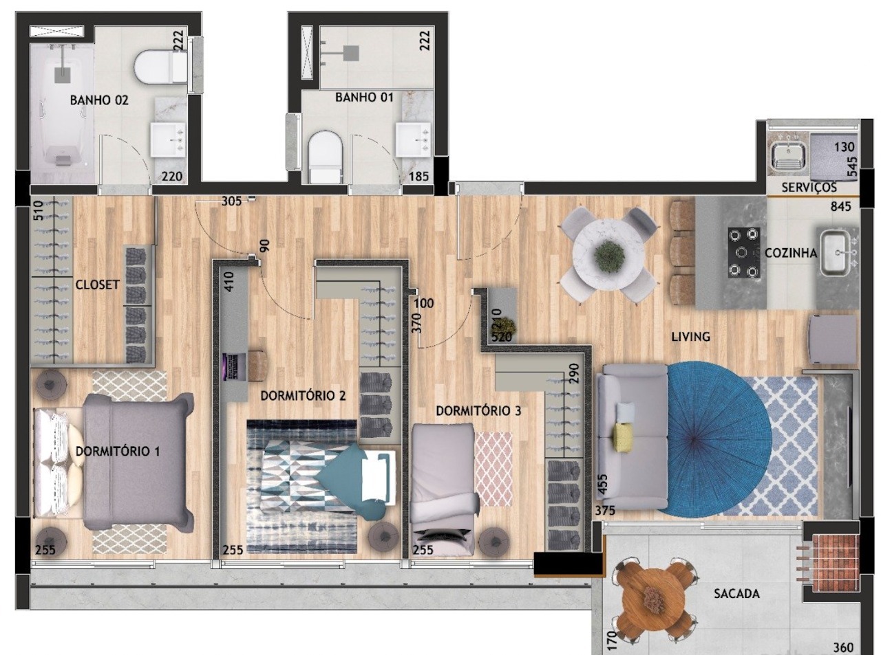 Urb 167 Apto 24419 - Nethomes Exclusividades Urb 167 Apto 24419 - Nethomes Exclusividades