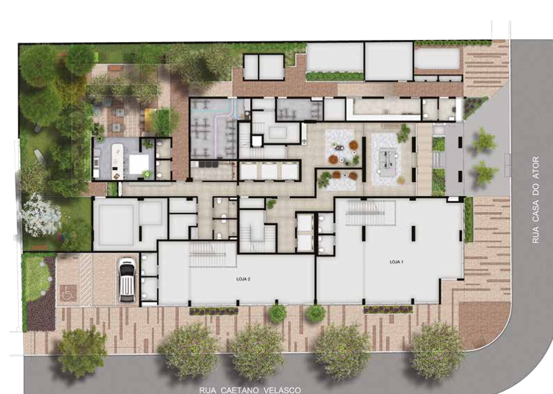 Implantação térreo