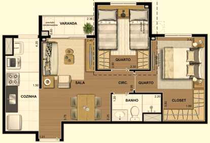 Living Wish Norte - Living RJ Living Wish Norte - Living RJ