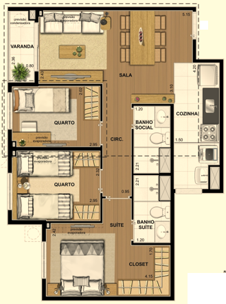 Living Wish Norte - Living RJ Living Wish Norte - Living RJ