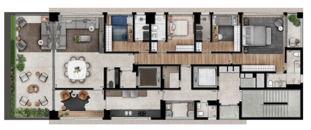 Planta - Tonino Lamborghini - Residencial