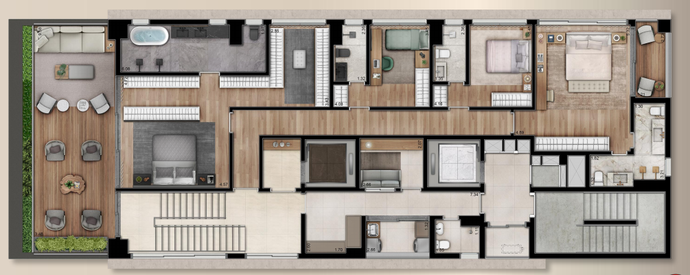 Planta - Tonino Lamborghini - Residencial