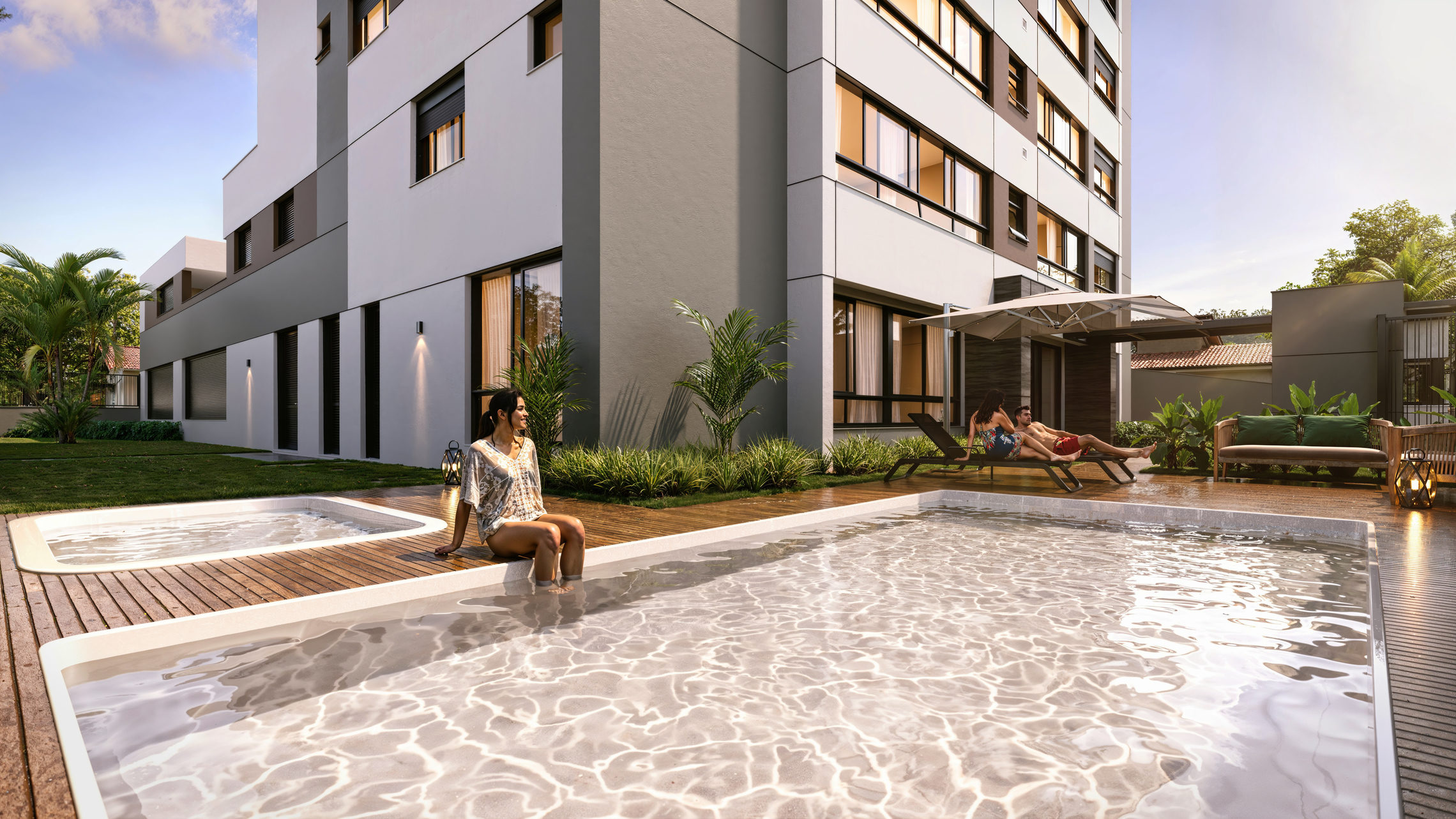 PISCINAS ADULTO E INFANTIL