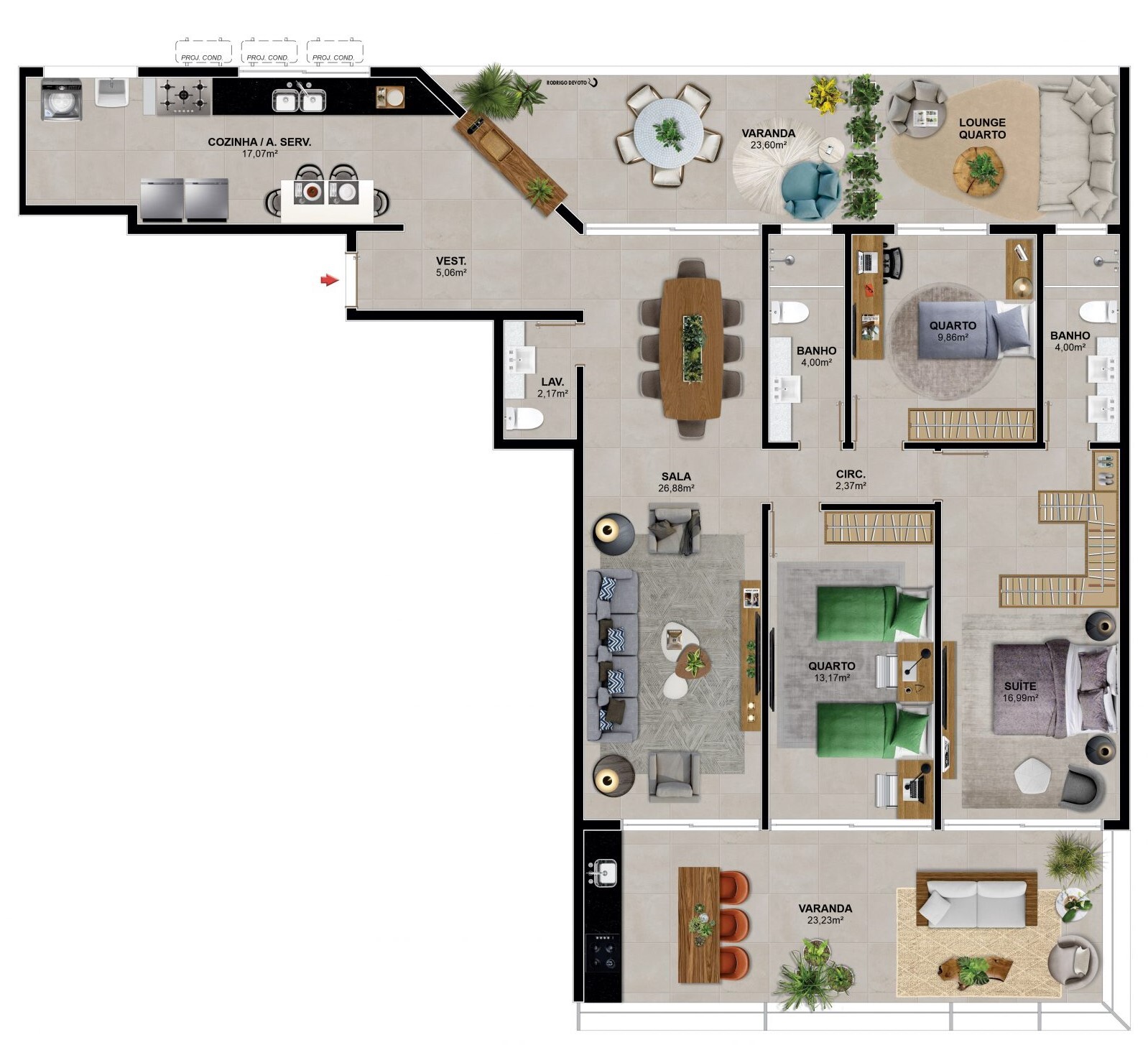 Praia Residencial Mar - Itten