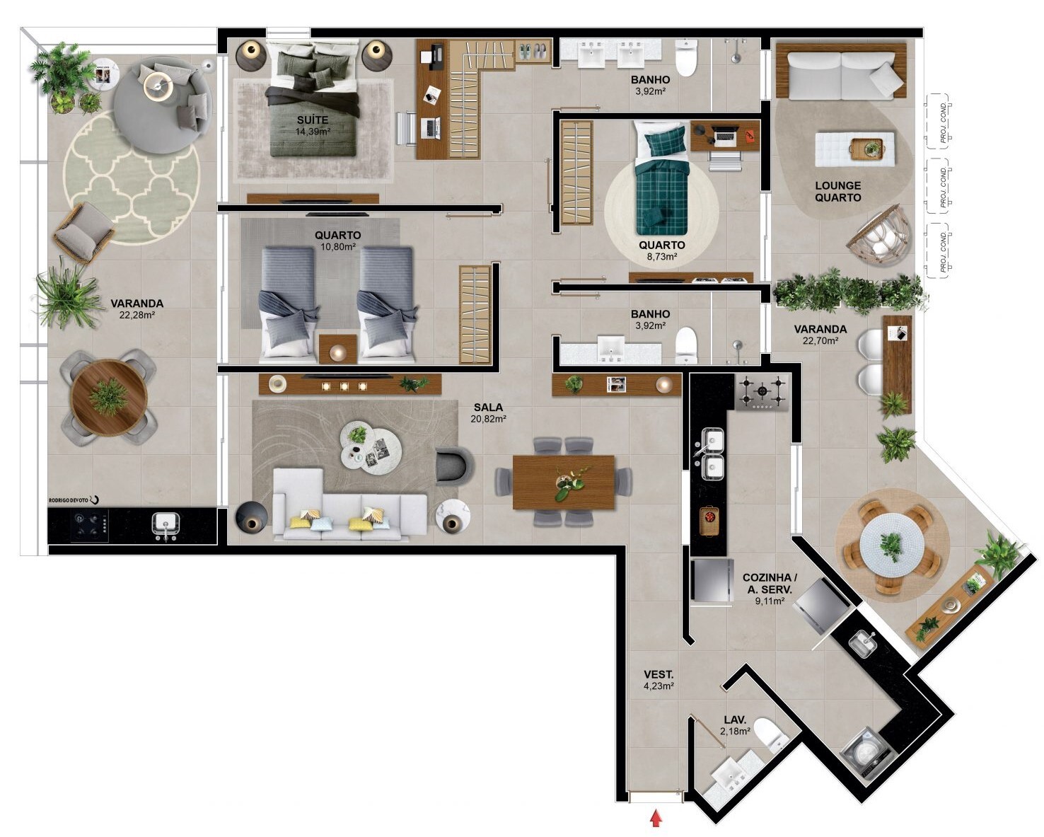 Praia Residencial Mar - Itten