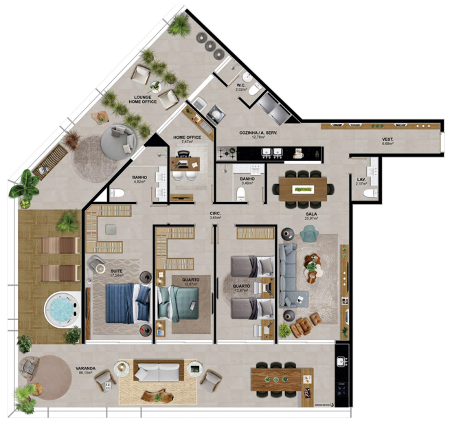 Praia Residencial Mar - Itten