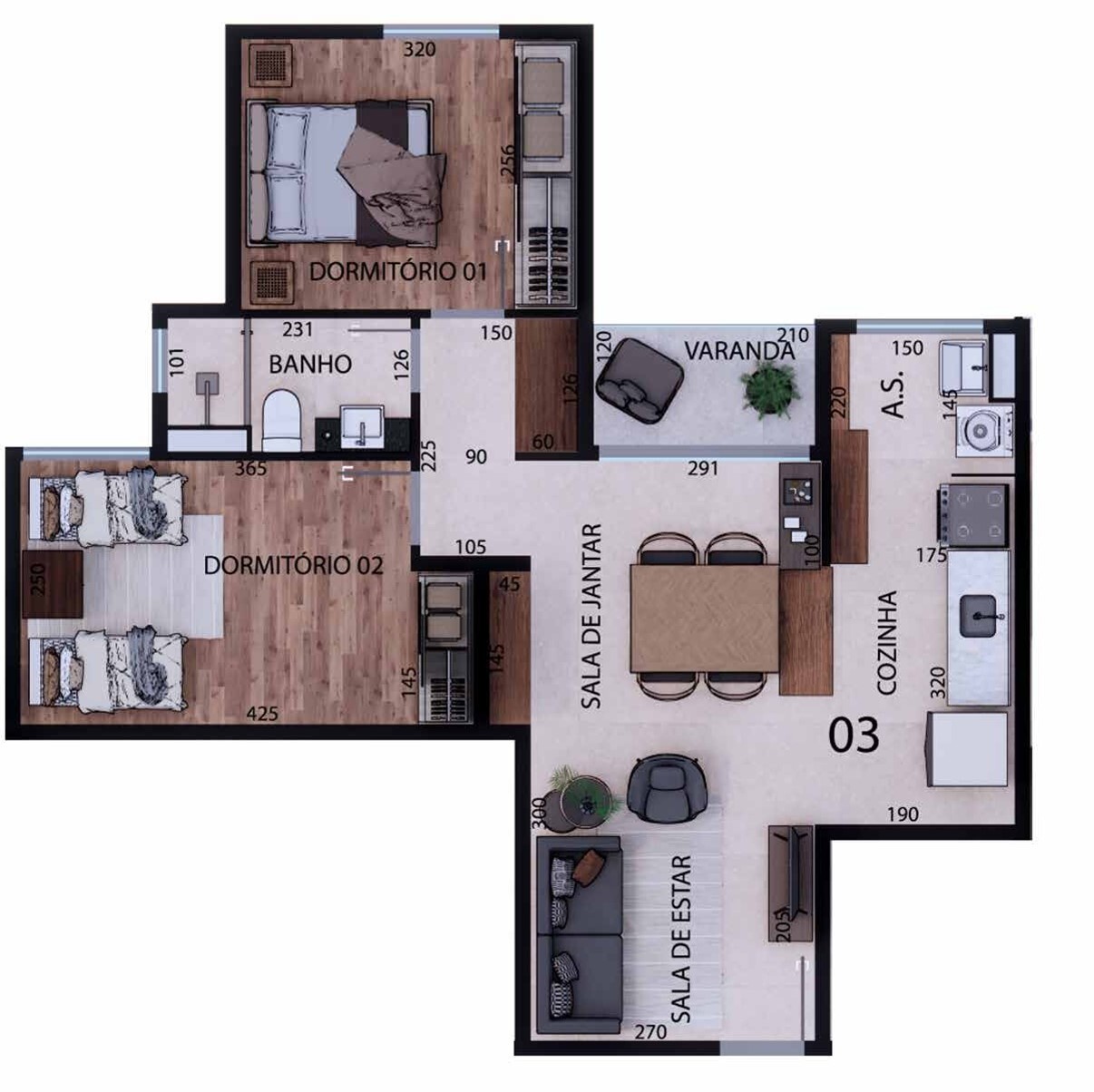 Condomínio Quintas do Largo - Espaço Livre Condomínio Quintas do Largo - Espaço Livre