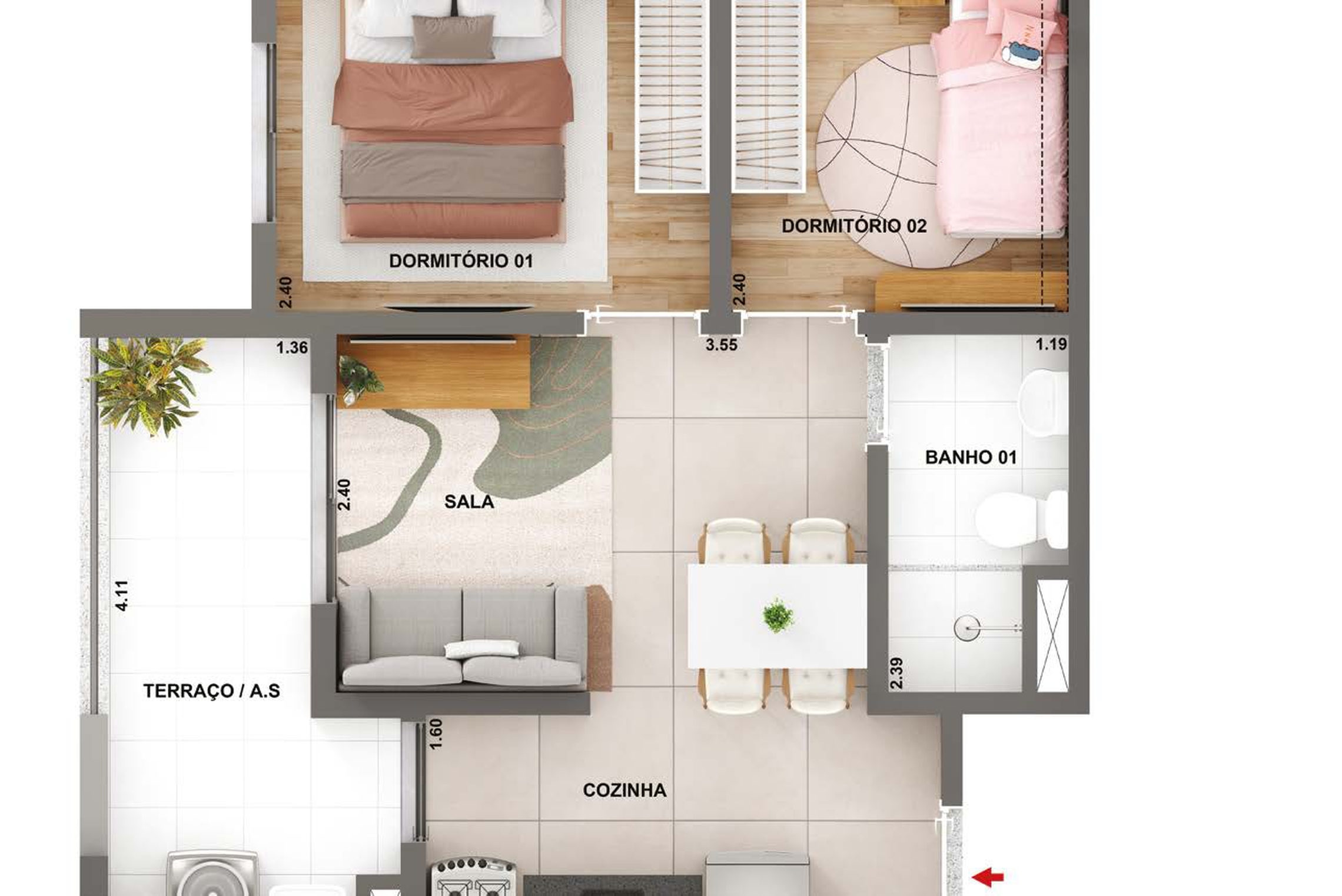 Apartamento à venda com 2 quartos, 1 banheiro e 32m² no Santo Amaro, São Paulo (SP) — foto 6 de 22