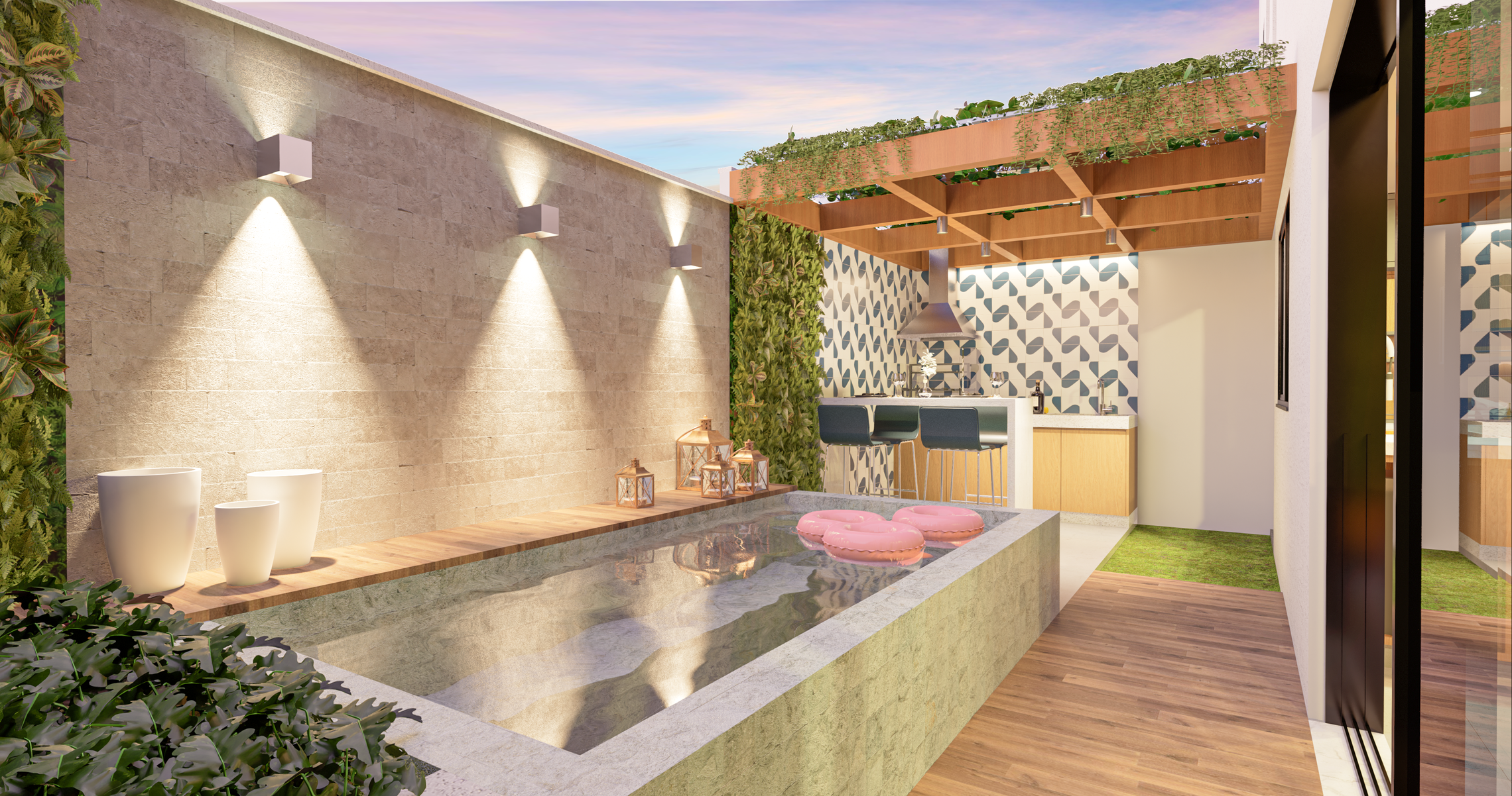 House Garden Jaó - Áurea Engenharia