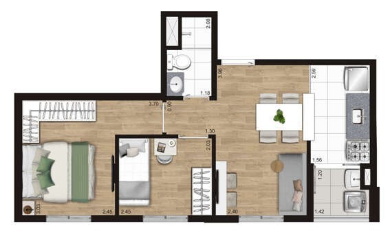 Gran Kazzas Sacomã - Residencial