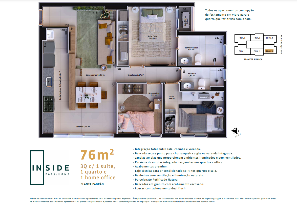 Inside Park Home - Tapajós