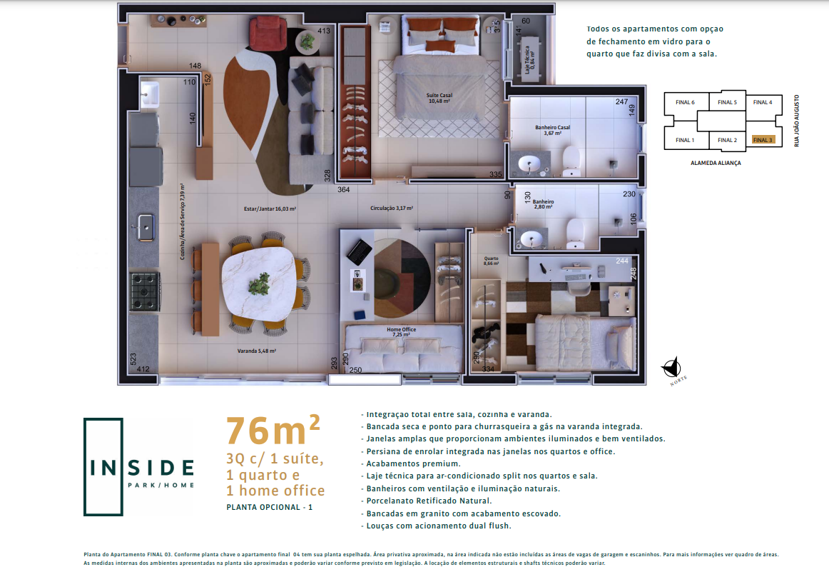 Inside Park Home - Tapajós