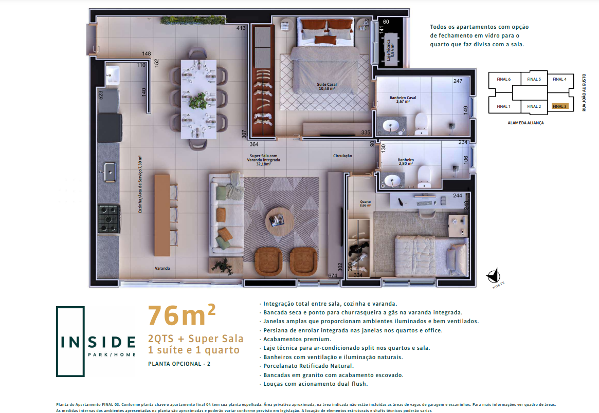 Inside Park Home - Tapajós