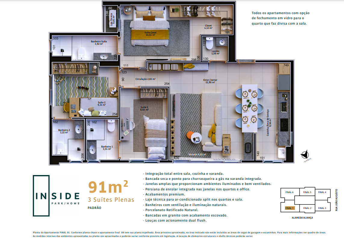 Inside Park Home - Tapajós