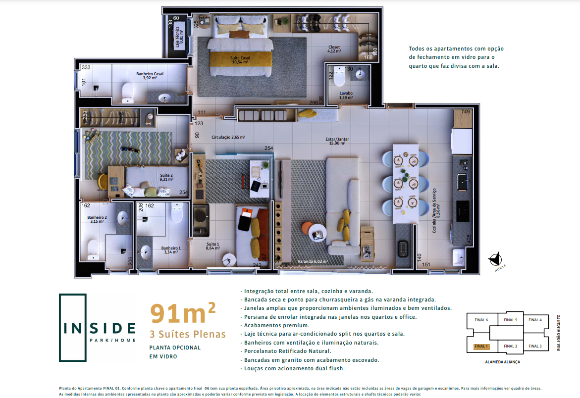 Inside Park Home - Tapajós