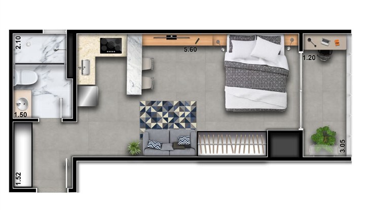 Station Park Vila Ema - Studios