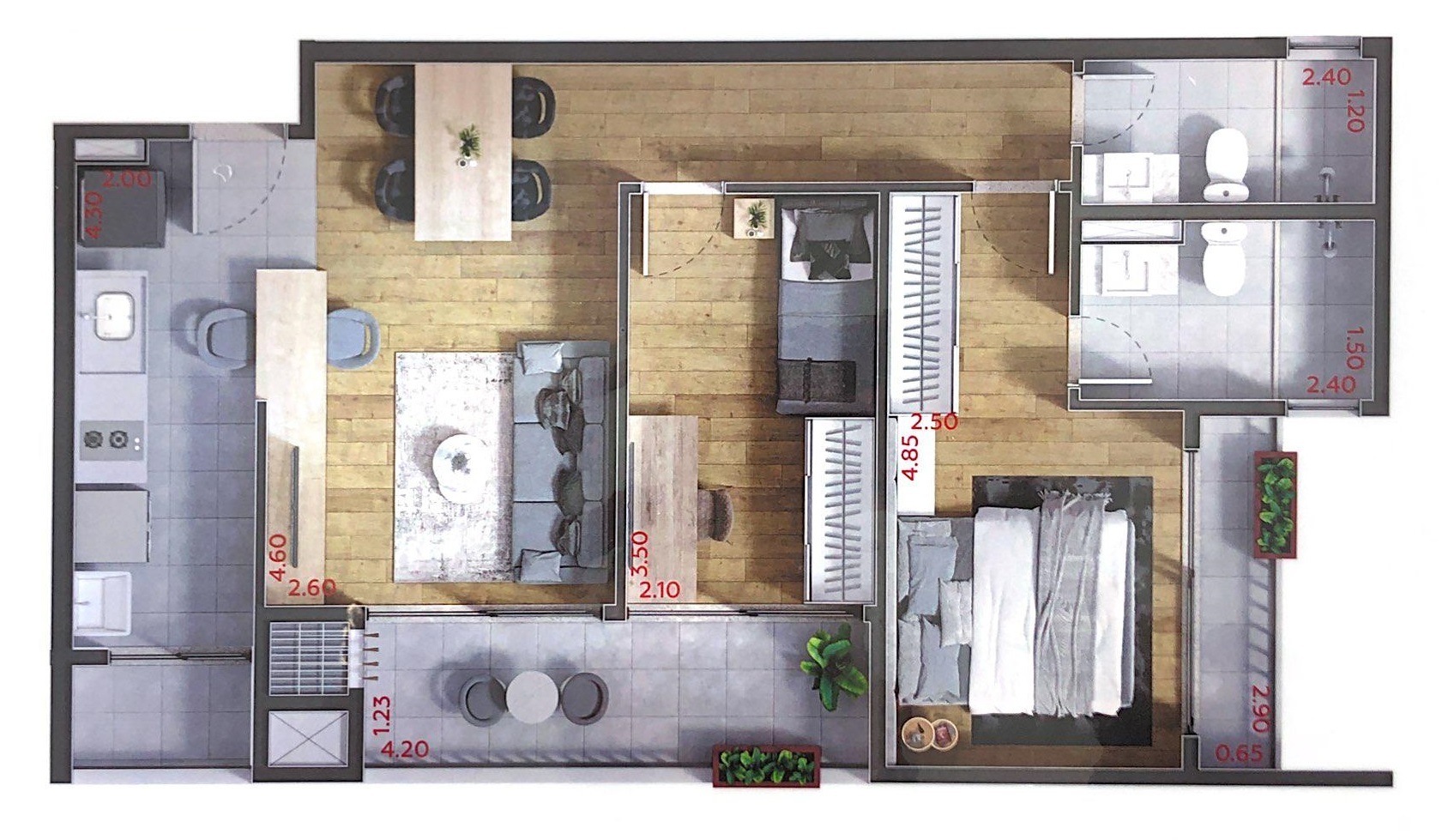 Square House Água Verde - RZilli PR