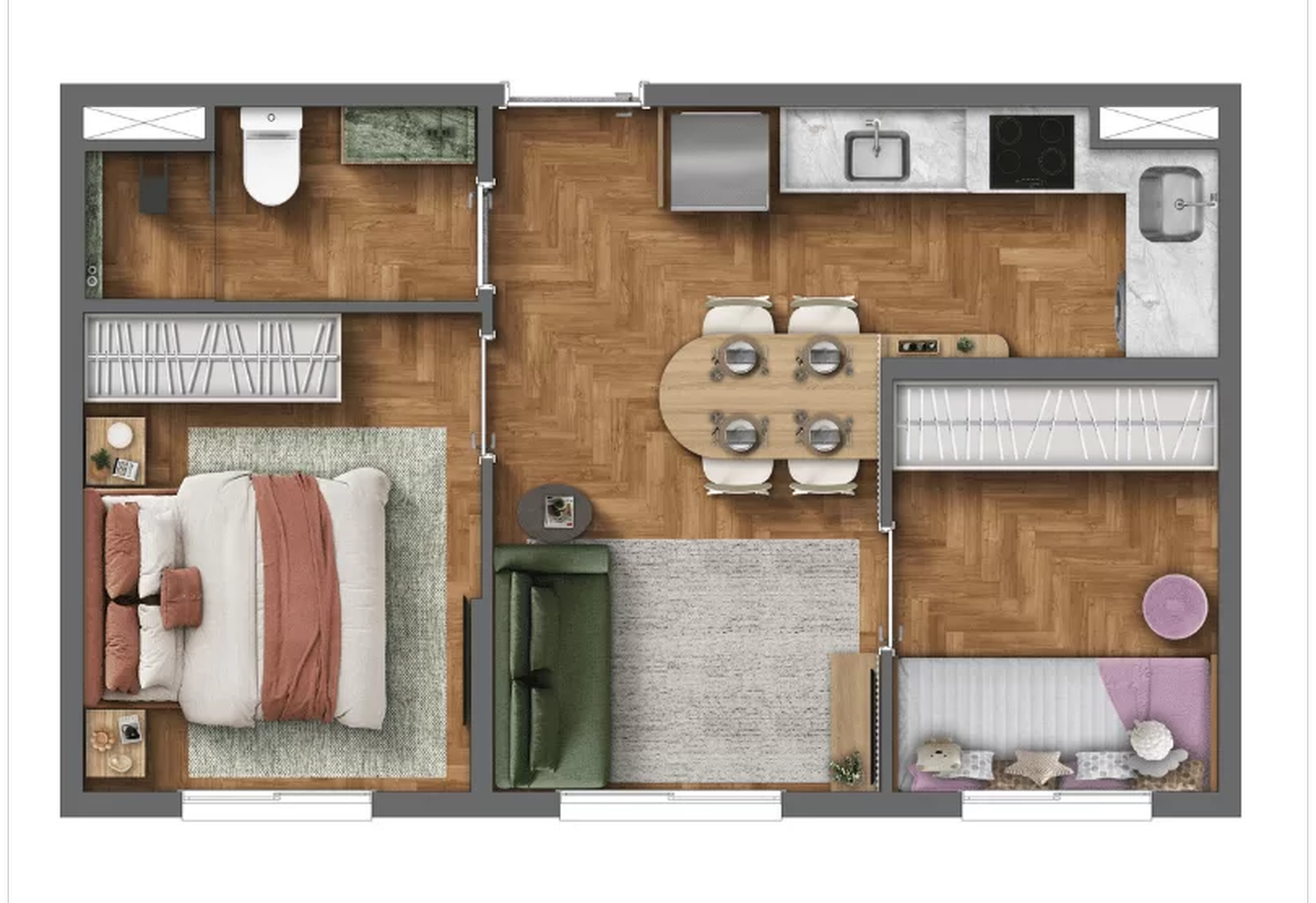 Apartamento, 2 quartos, 32 m² - Foto 3