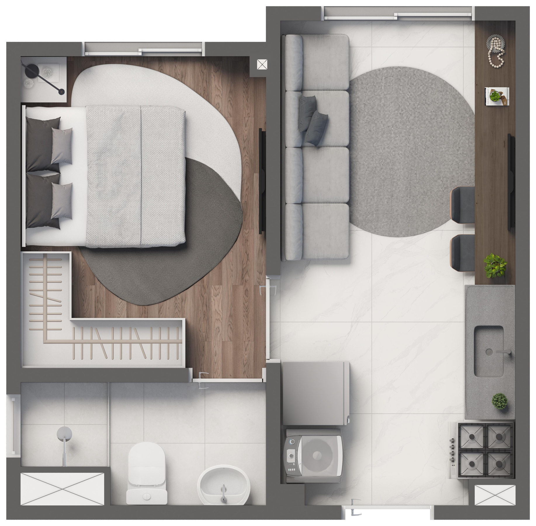 Apartamento à venda com 1 quarto, 1 banheiro e 24m² no Santo Amaro, São Paulo (SP) — foto 14 de 30