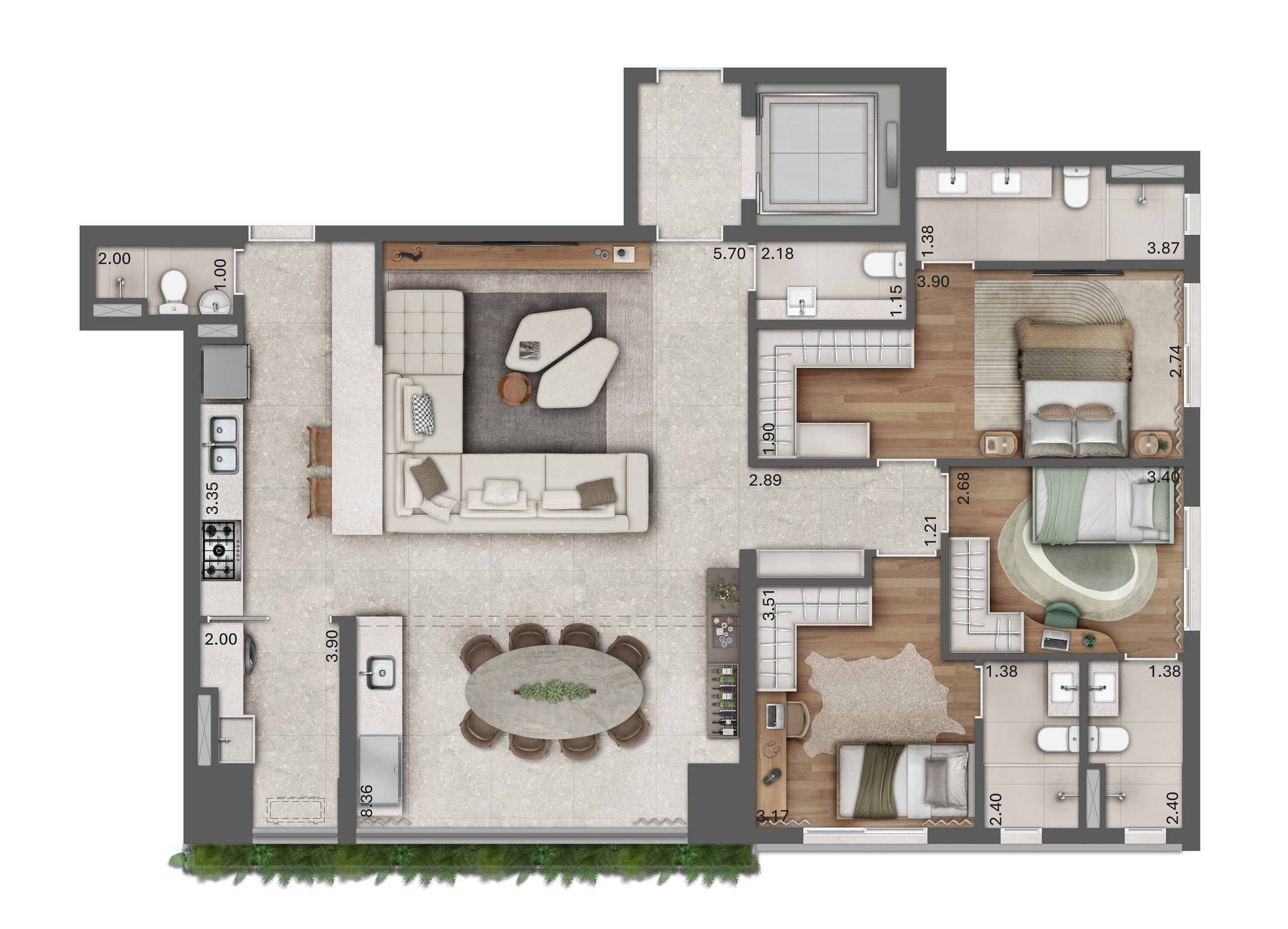 Apartamento à venda com 3 quartos, 5 banheiros, 2 vagas e 149m² no Pinheiros, São Paulo (SP) — foto 6 de 27