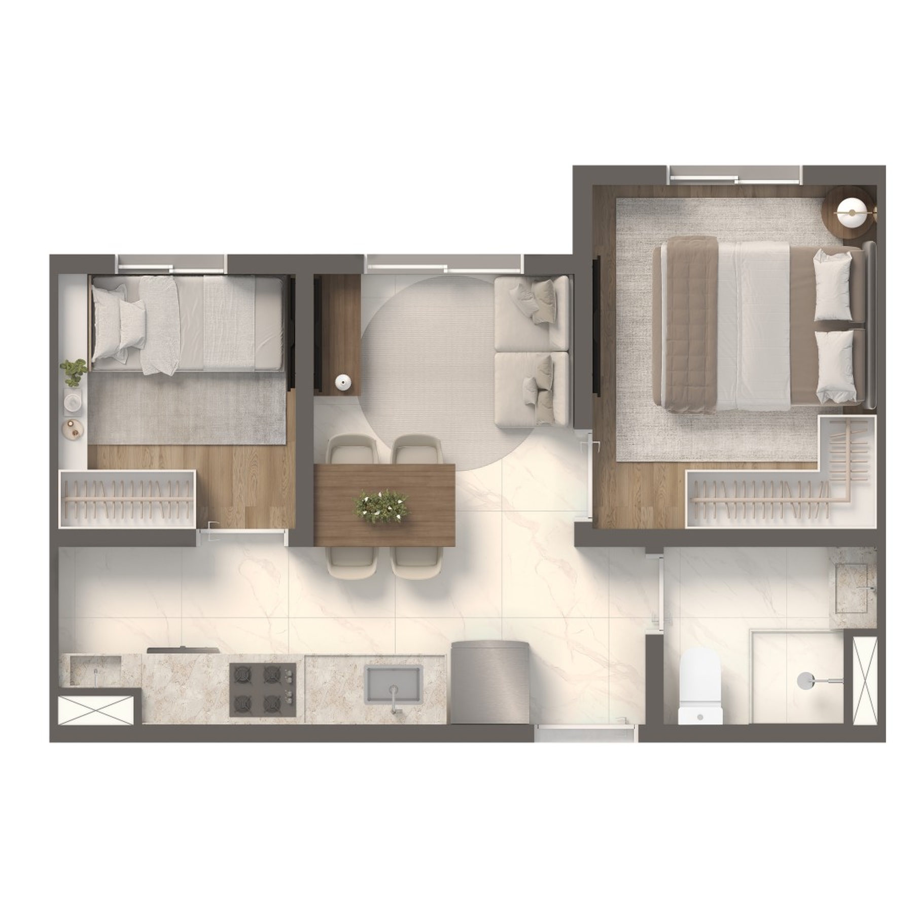Casa, 2 quartos, 46 m² - Foto 11