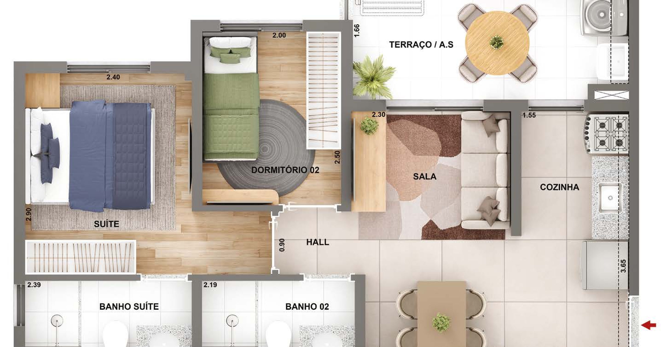 Apartamento à venda com 2 quartos, 1 banheiro e 32m² no Santo Amaro, São Paulo (SP) — foto 7 de 22