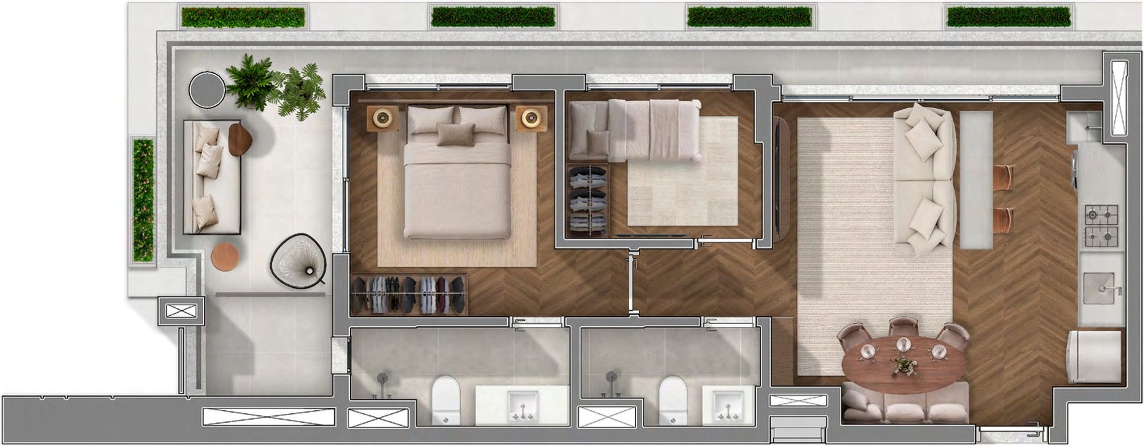 Cobertura, 1 quarto, 91 m² - Foto 17