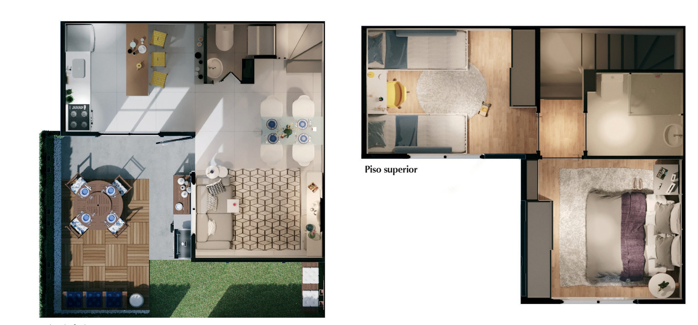 Planta 01 - 2 dorm 48m² Planta 01 - 2 dorm 48m²