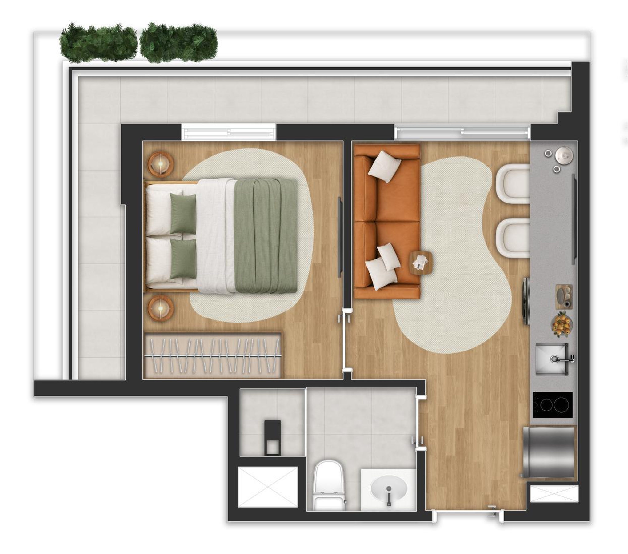 Apartamento, 1 quarto, 21 m² - Foto 14