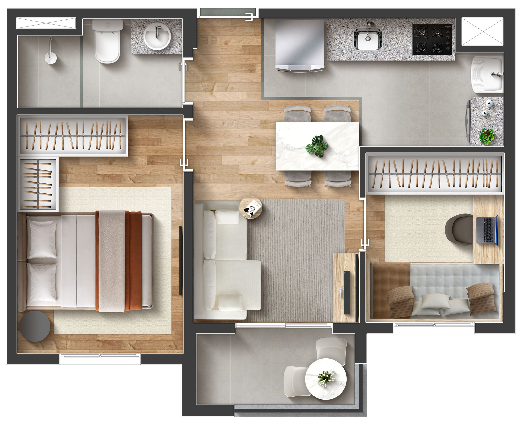 Casa, 2 quartos, 103 m² - Foto 34