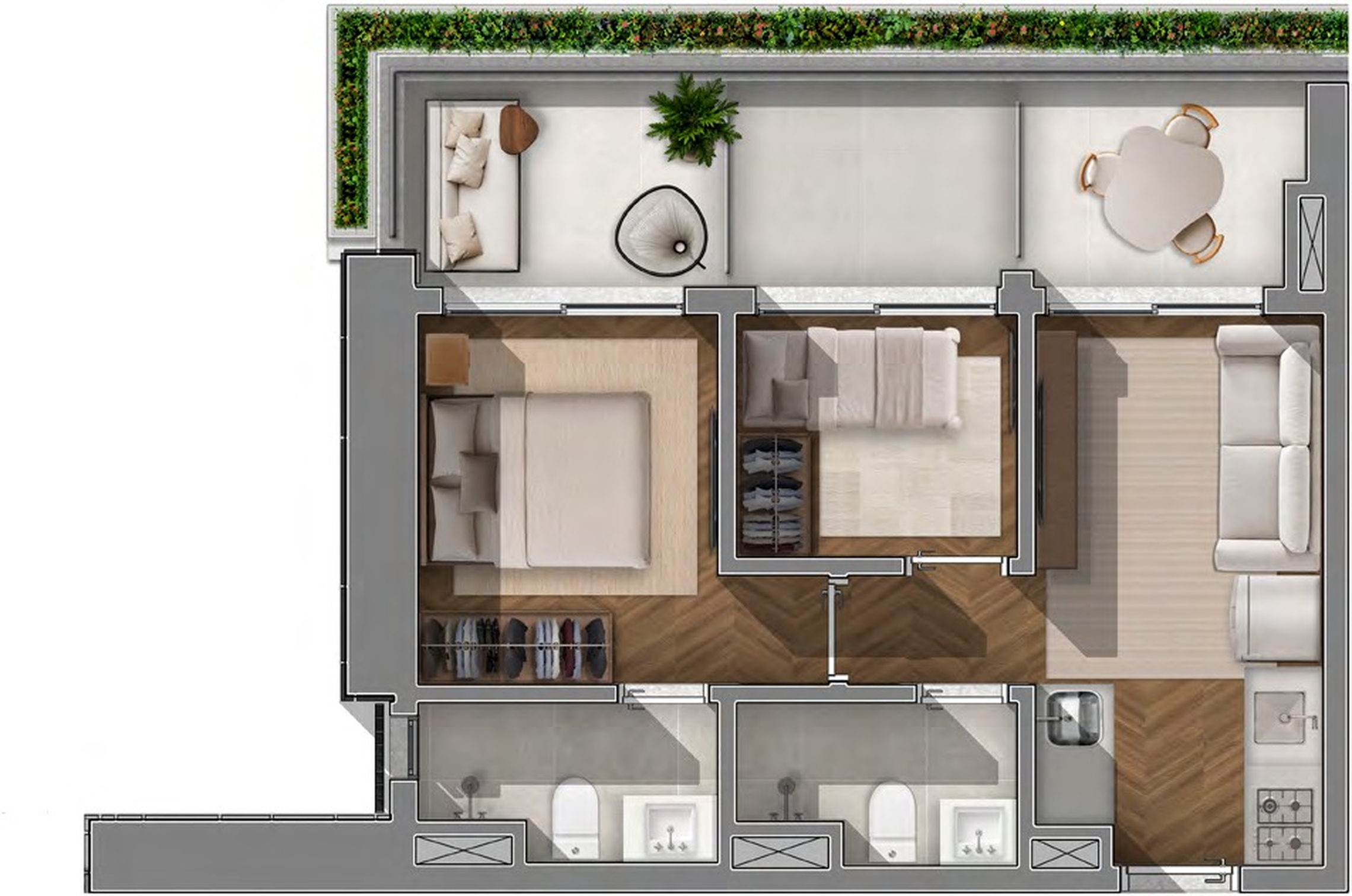 Cobertura, 1 quarto, 91 m² - Foto 15