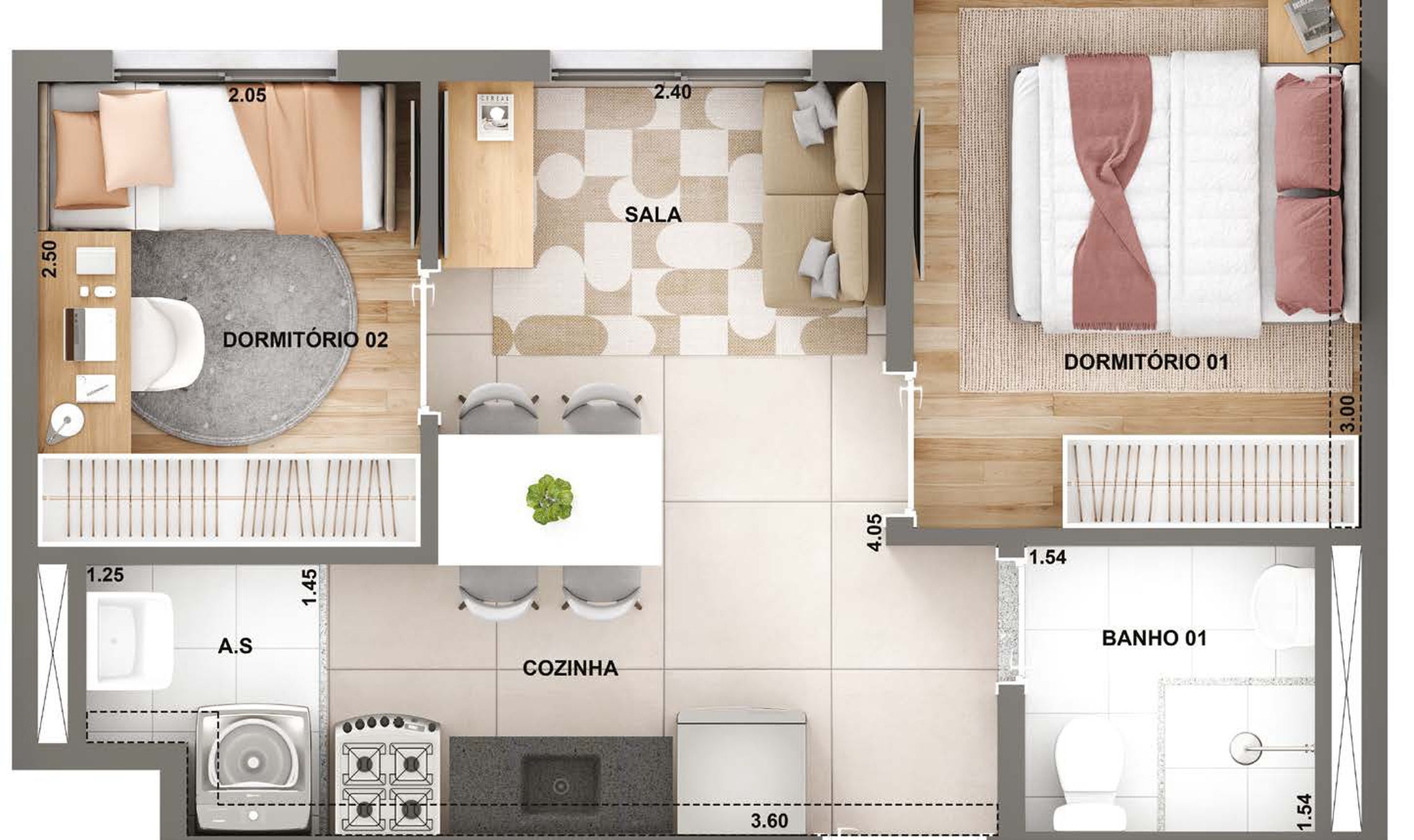Apartamento à venda com 2 quartos, 1 banheiro e 32m² no Santo Amaro, São Paulo (SP) — foto 2 de 22