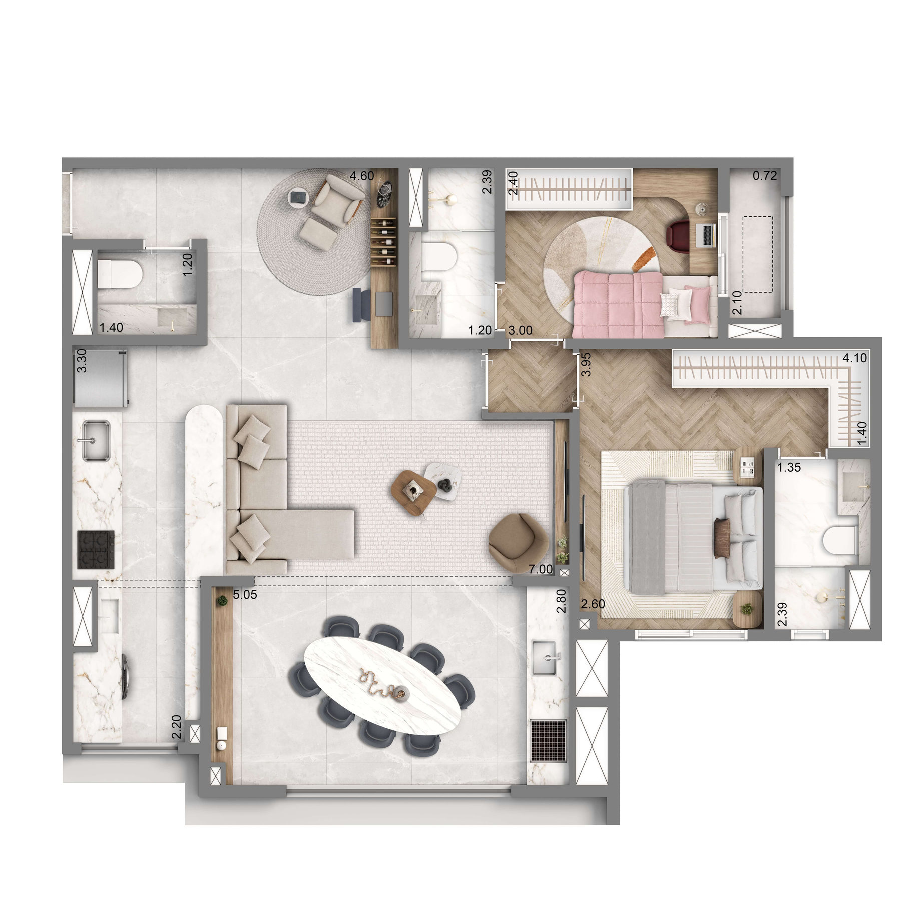 Apartamento à venda com 1 quarto, 2 banheiros, 1 vaga e 48m² no Chácara Santo Antônio (zona Sul), São Paulo (SP) — foto 18 de 24